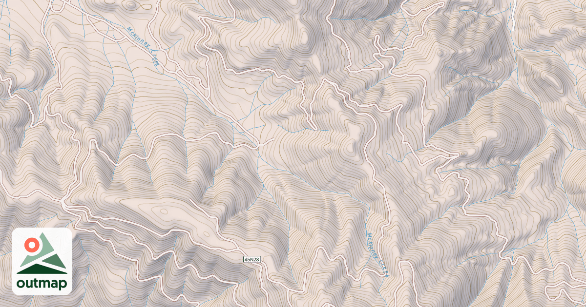 Map of BARKHOUSE SADDLE