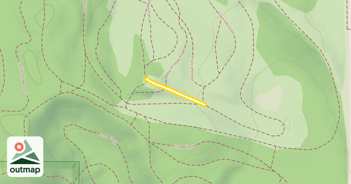 Map of ‘A’ Climb