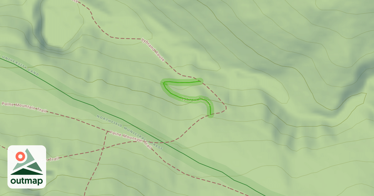 Map of Lybrand Route