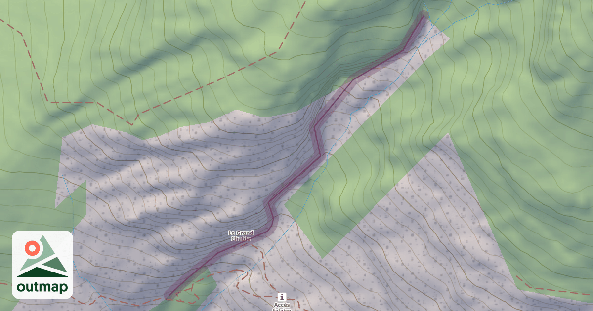 Map of Le Grand Chable