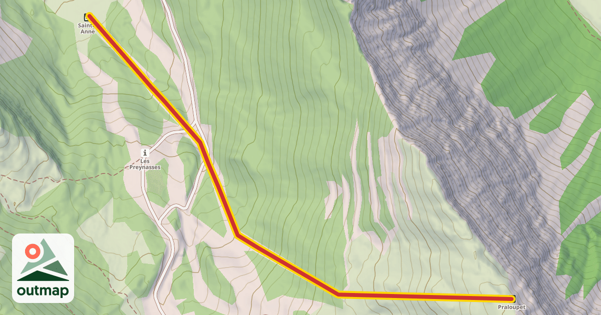 Map of Praloupet