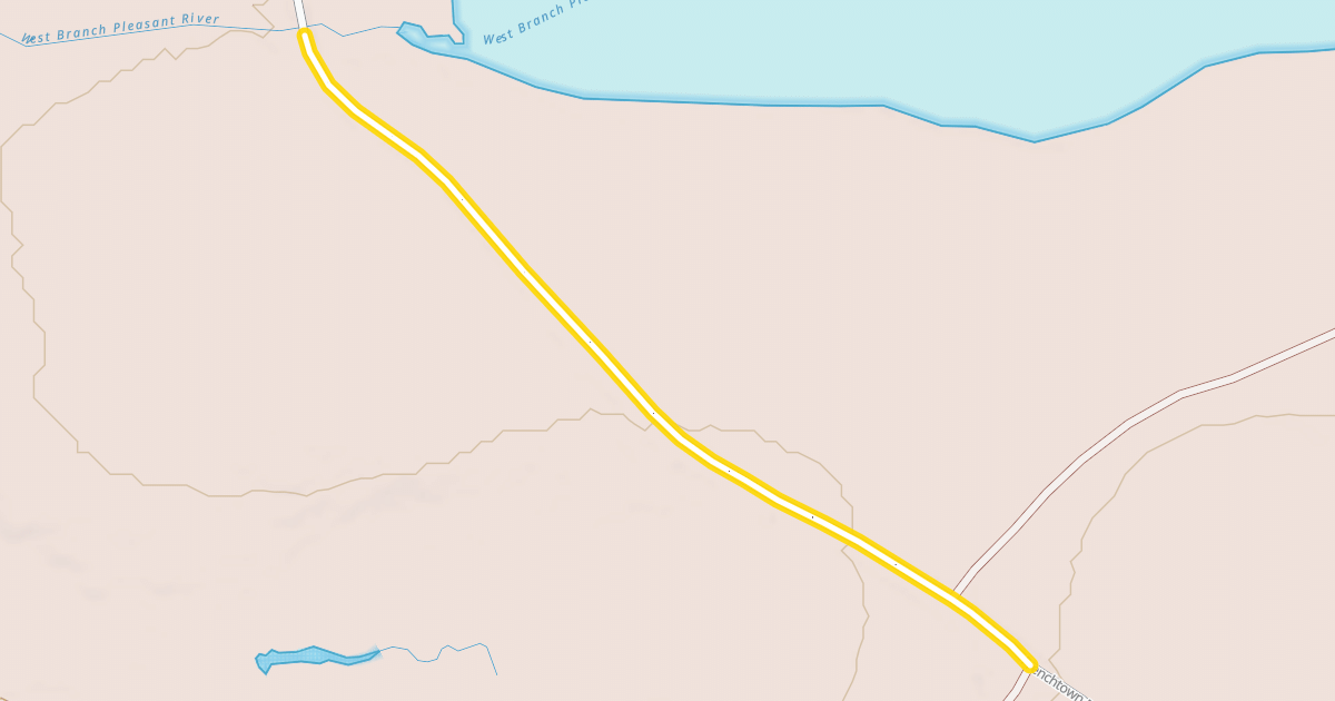 Map preview of Frenchtown Road