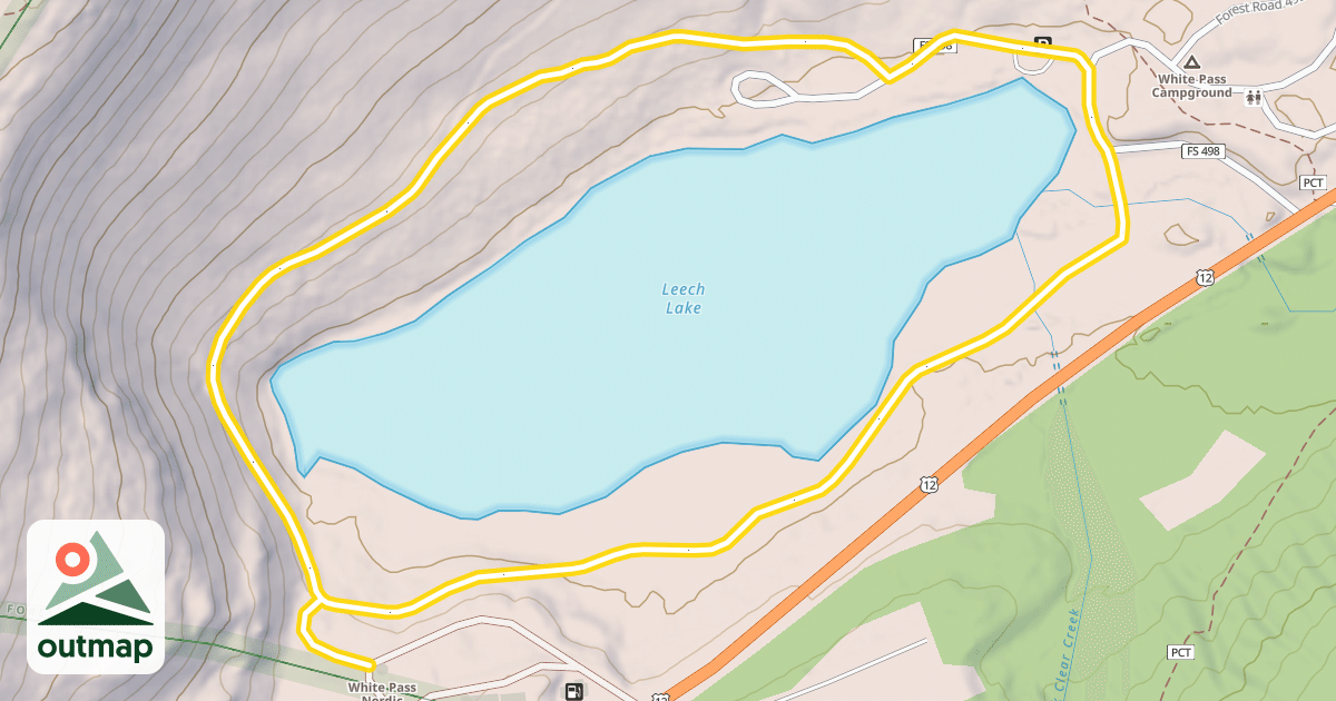 Map of Lake Loop
