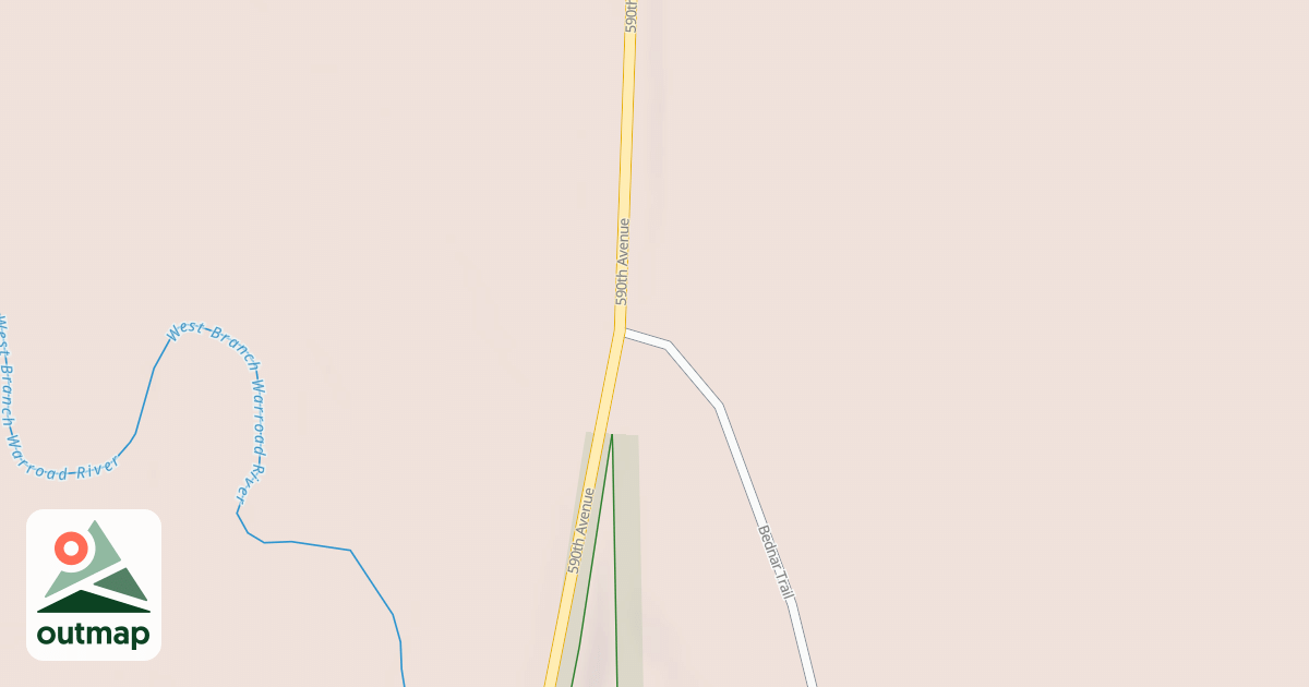 Map of Bemis Hill Trails