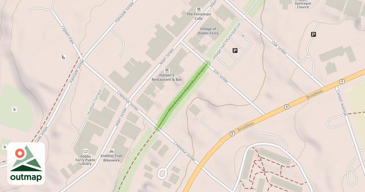 Map of Old Croton Aqueduct Trail