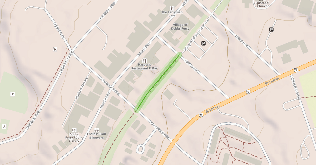 Map preview of Old Croton Aqueduct Trail