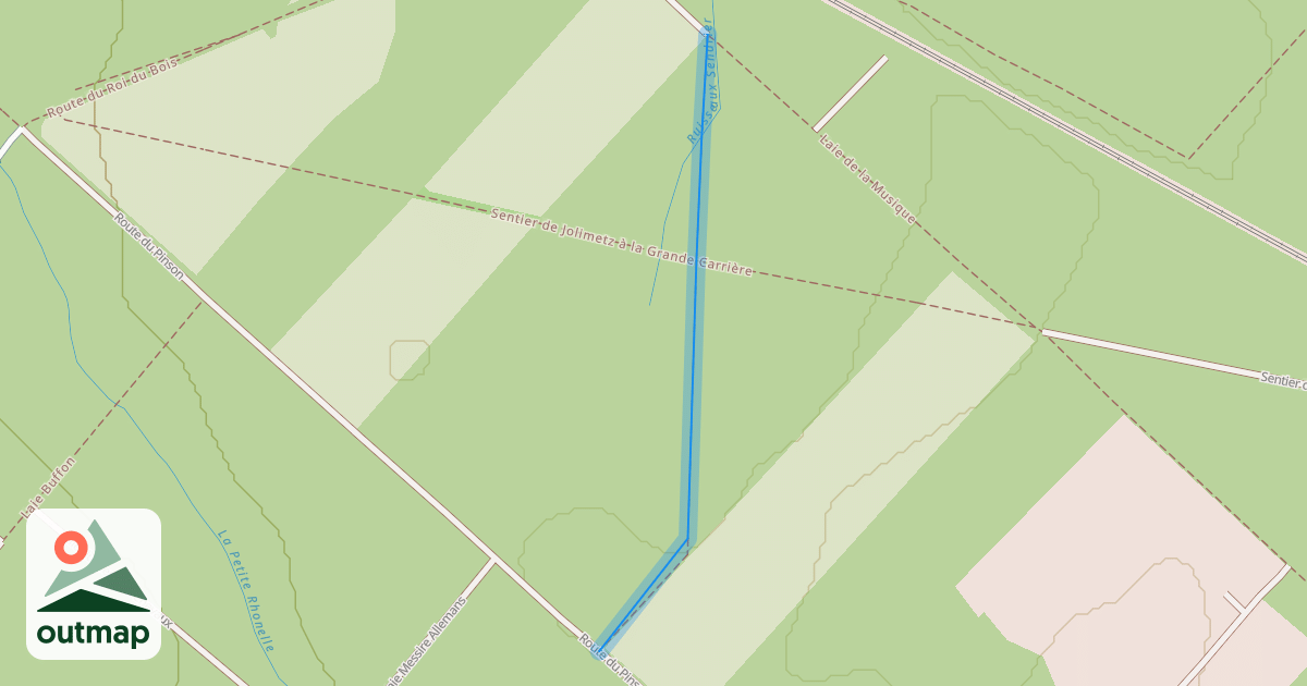 Map of Sentier de Camoy à Locquignol