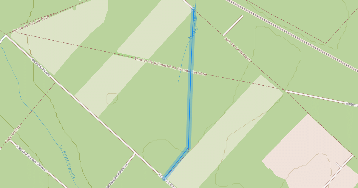 Map preview of Sentier de Camoy à Locquignol