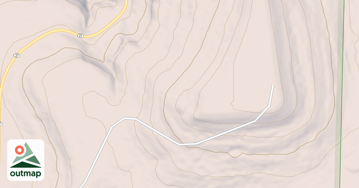 Map of USFS National Forest System Roads {487BF1A2-1C06-417C-B47A-F558CE9012C5}