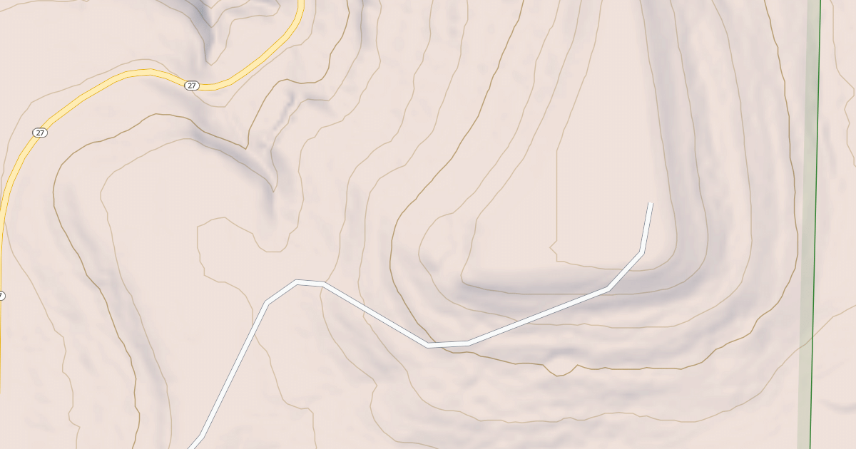 Map preview of USFS National Forest System Roads {487BF1A2-1C06-417C-B47A-F558CE9012C5}