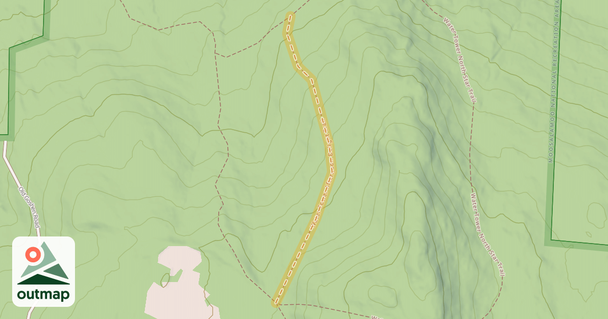 Map of Water Tower Afternoon Delight Trail