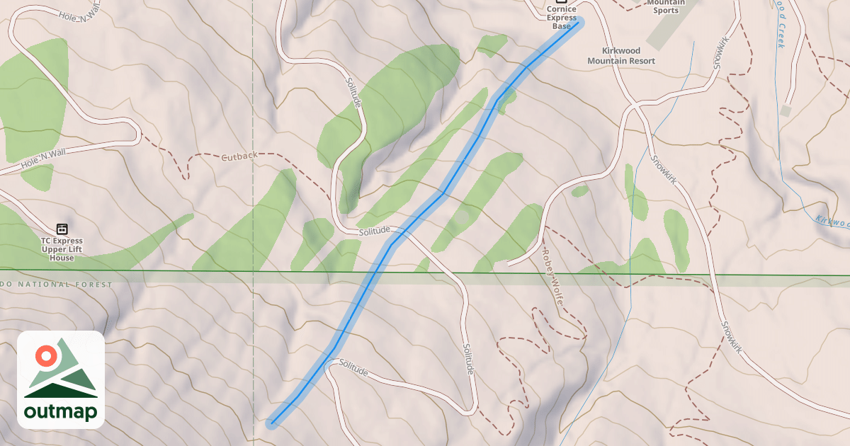 Map of Lower Zachary