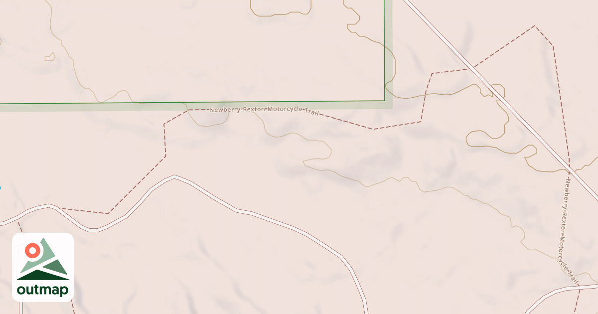 Map of Newberry-rexton Motorcycle Trail