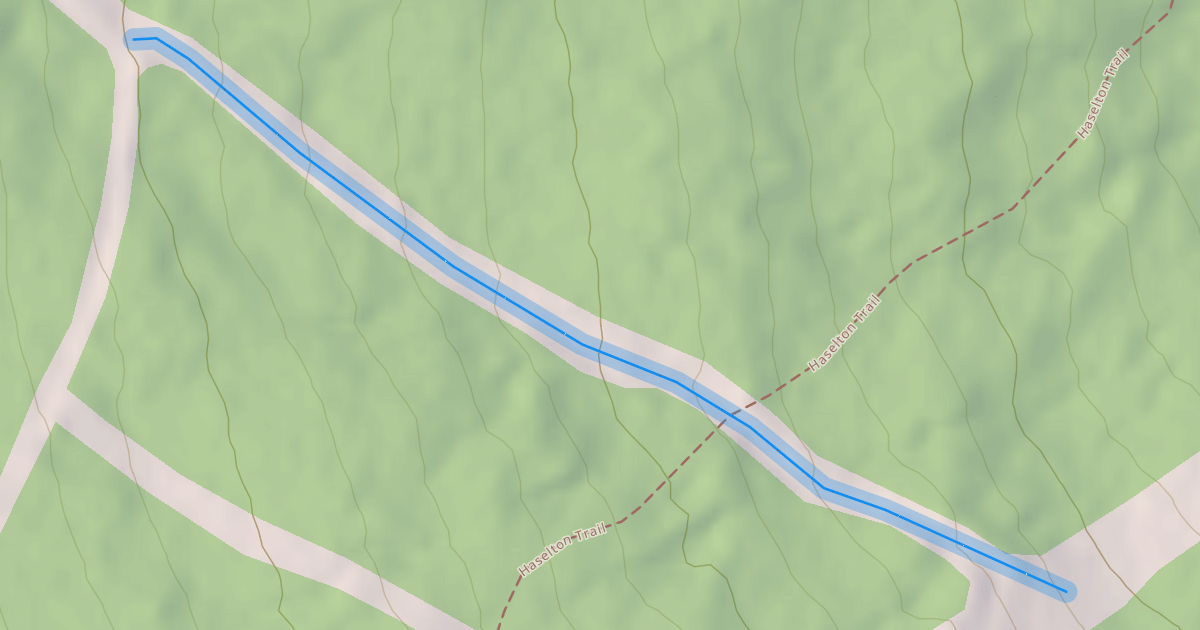Map preview of Lower Cliff Trail