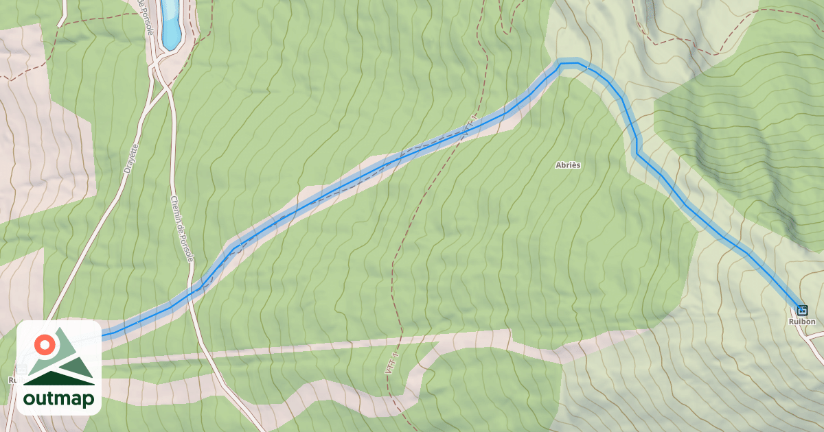 Map of La Draye