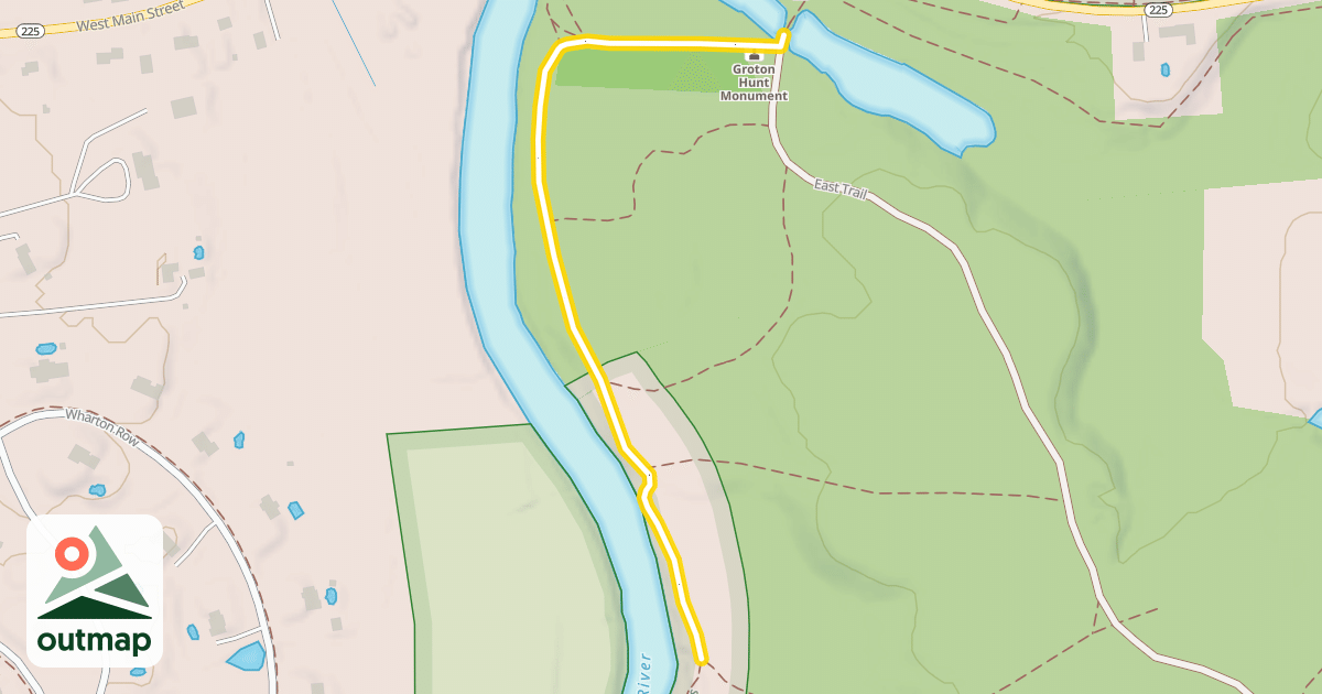 Map of Sabine River Trail