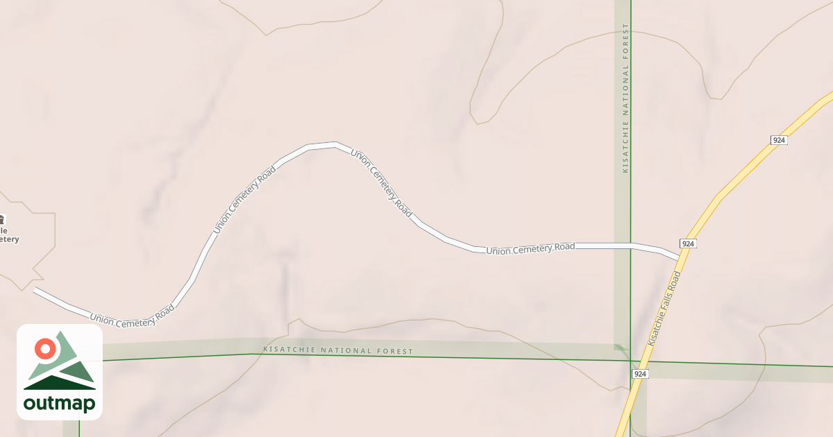 Map of UNION CEMETERY
