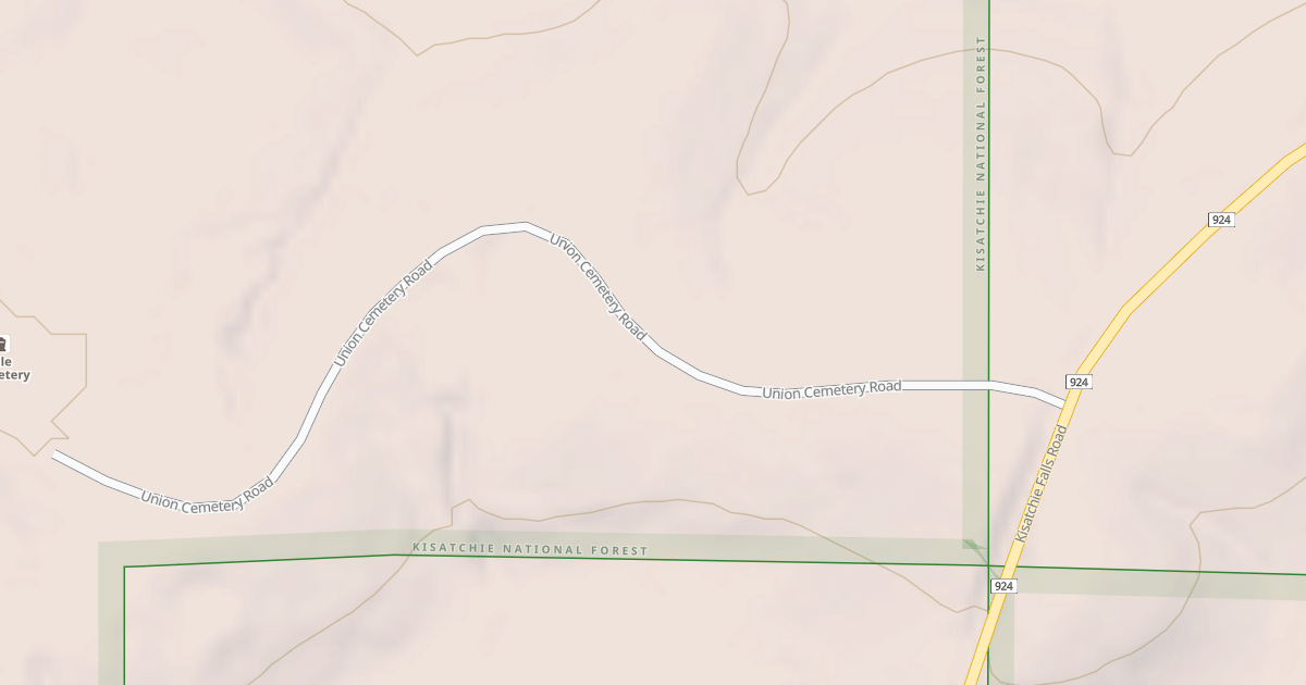 Map preview of UNION CEMETERY