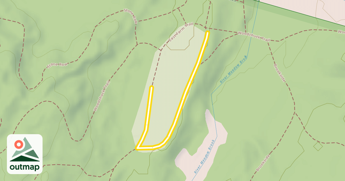 Map of East Farm Trail