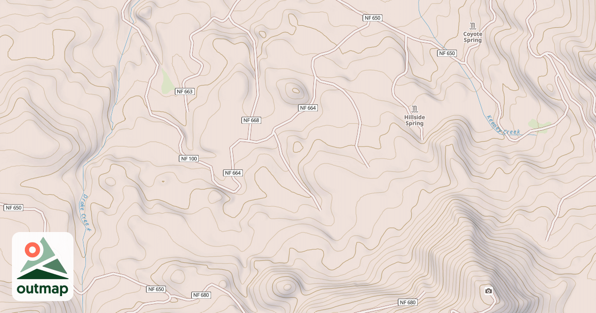 Map of USFS Motor Vehicle Use Map Roads {25ABB444-3EFB-4098-85E1-4719CA89F736}