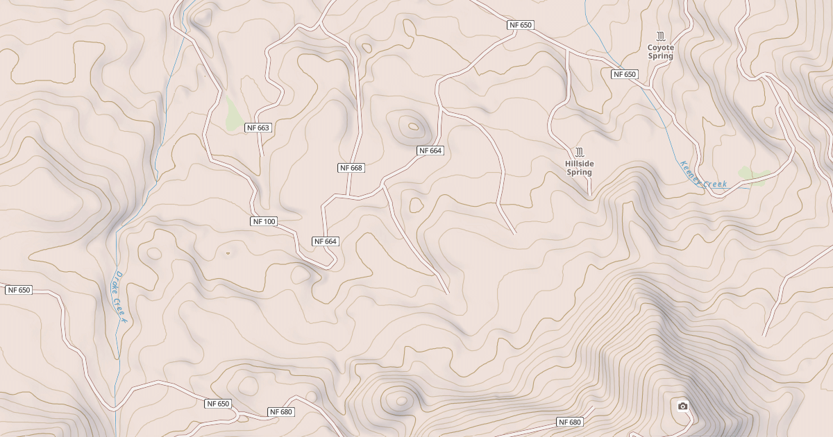 Map preview of USFS Motor Vehicle Use Map Roads {25ABB444-3EFB-4098-85E1-4719CA89F736}