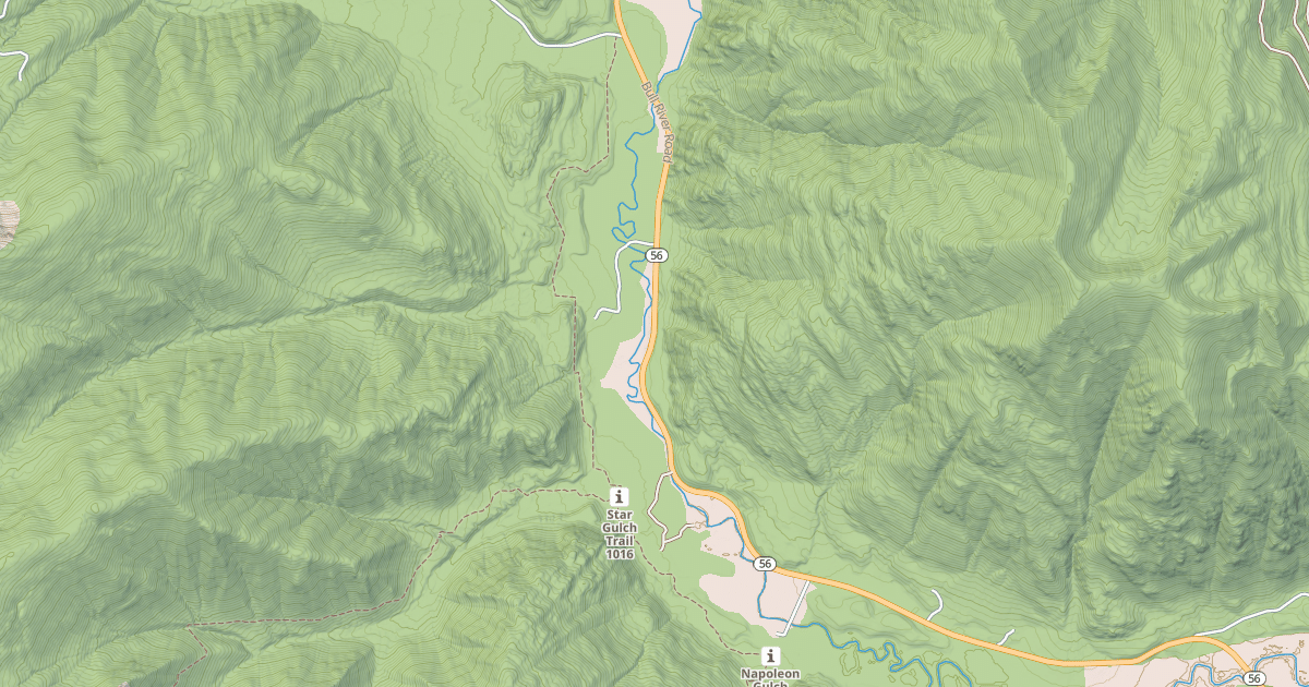 Map preview of DRY CREEK