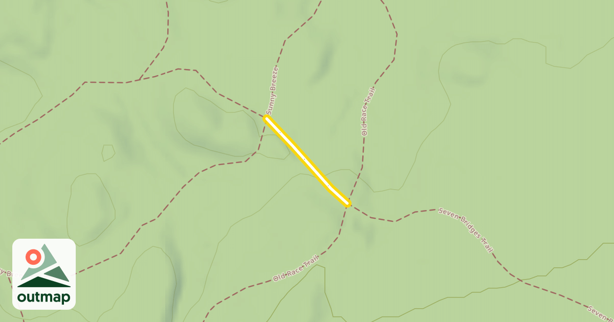 Map of Seven Bridges Trail