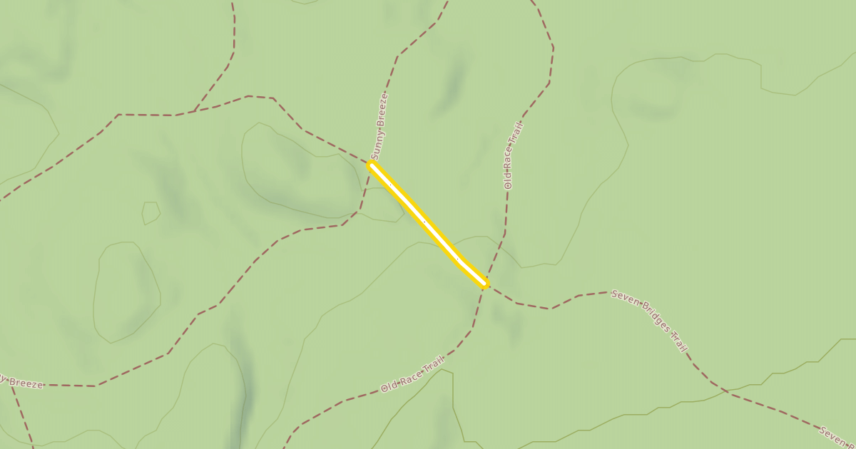 Map preview of Seven Bridges Trail
