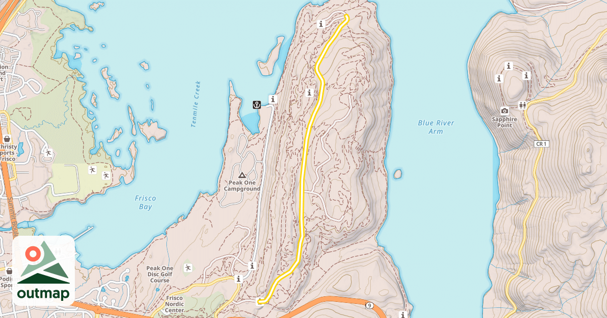Map of Crown Point Road