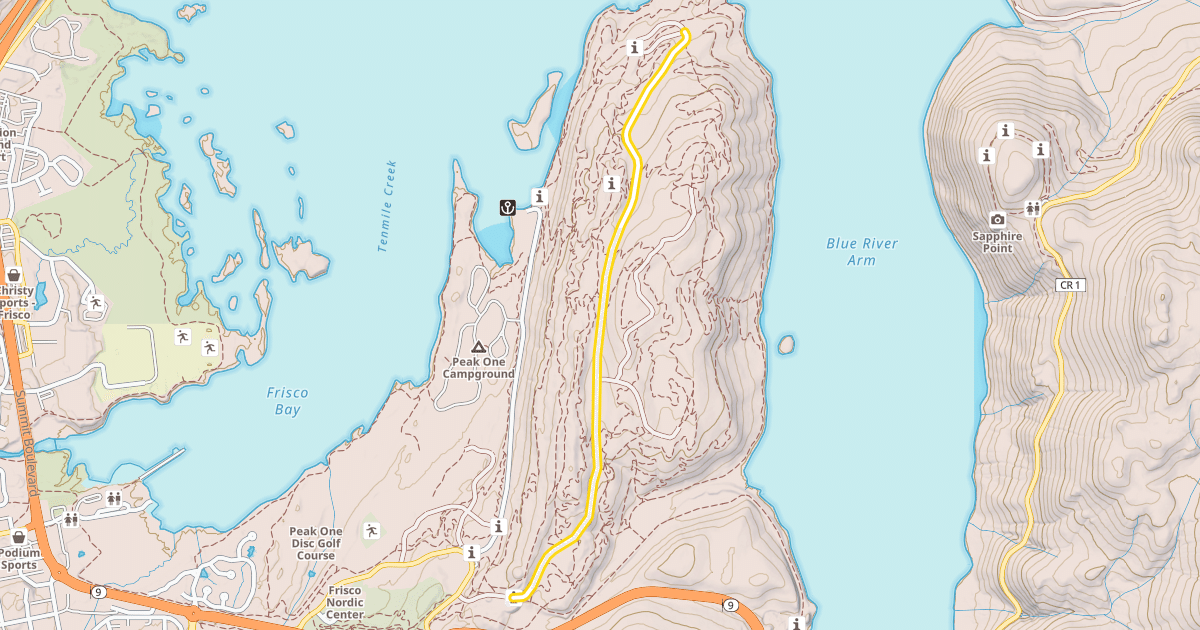 Map preview of Crown Point Road