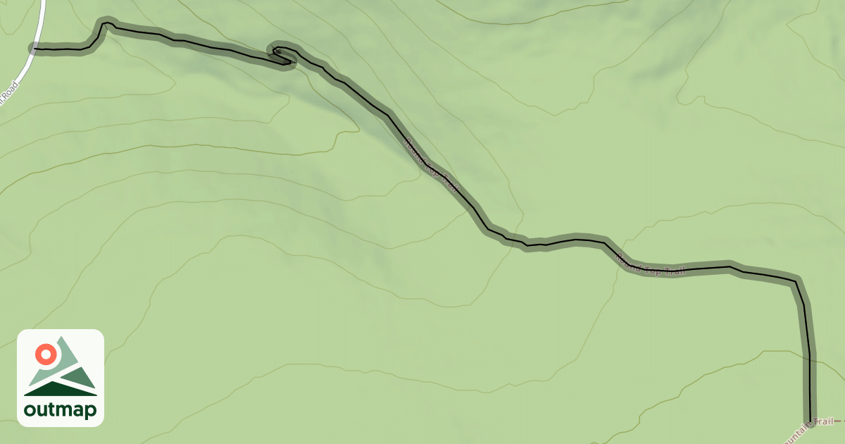 Map of Round Top Trail