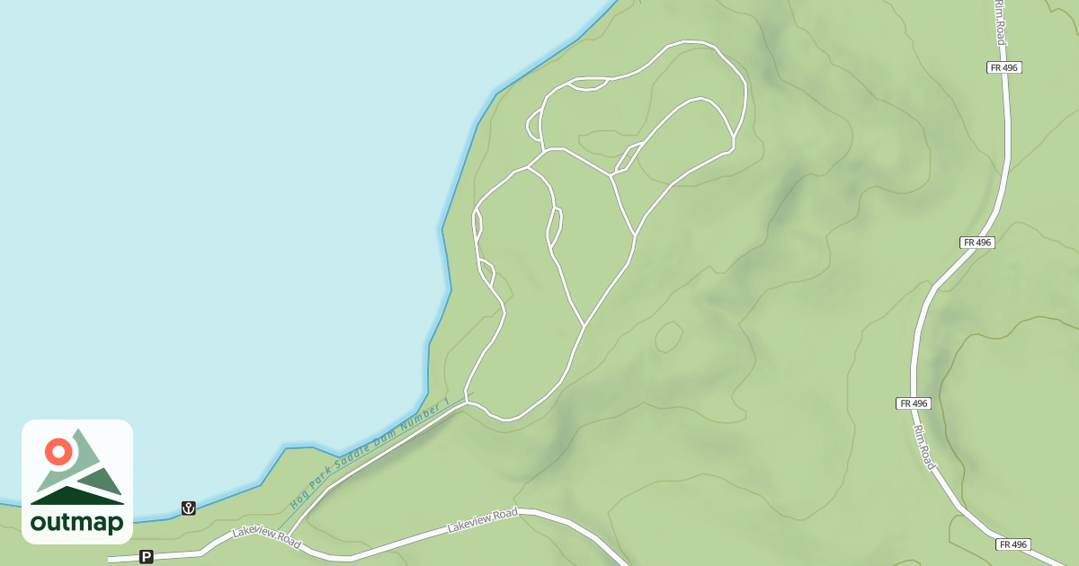 Map of LAKEVIEW CAMPGROUND