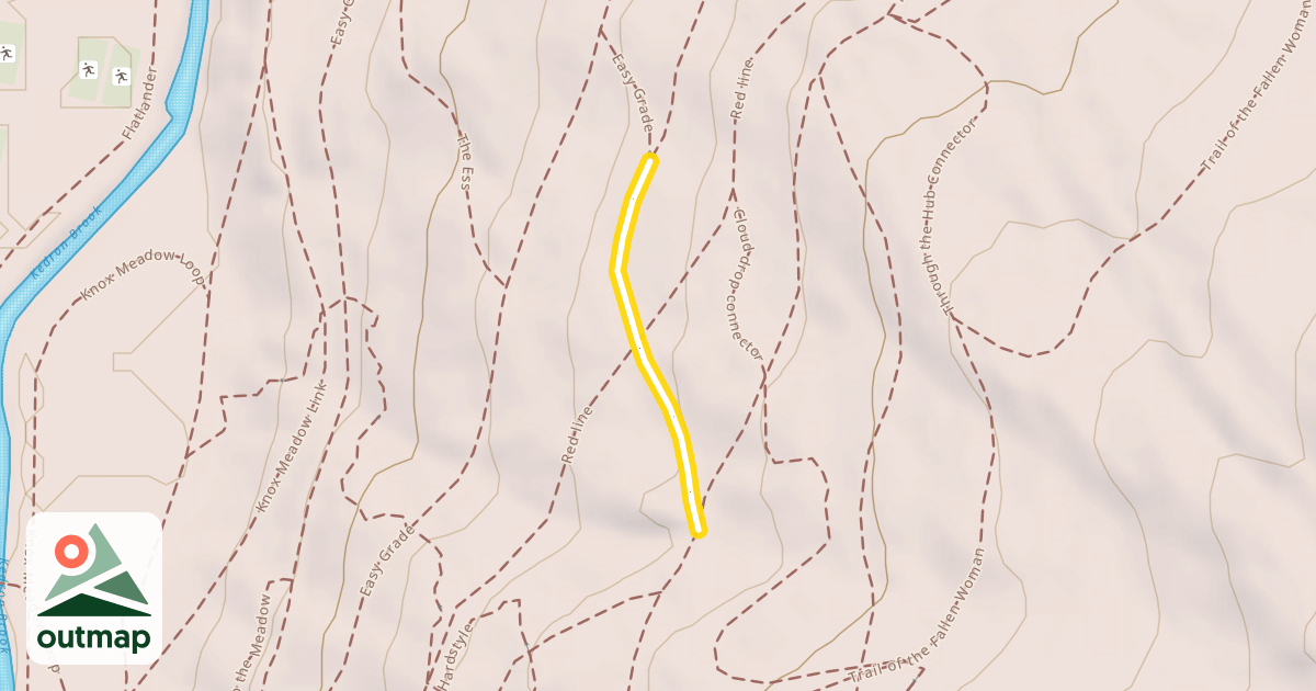 Map of Trail of the Fallen Woman