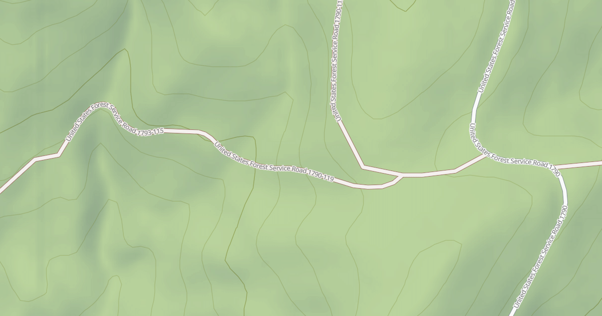 Map preview of USFS Motor Vehicle Use Map Roads {BA5C3754-B9CF-4432-B97B-F33D42C051C6}