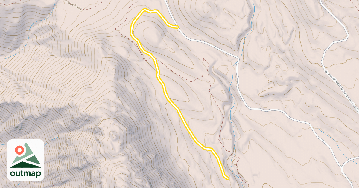 Map of Grizzly Mountain Loop