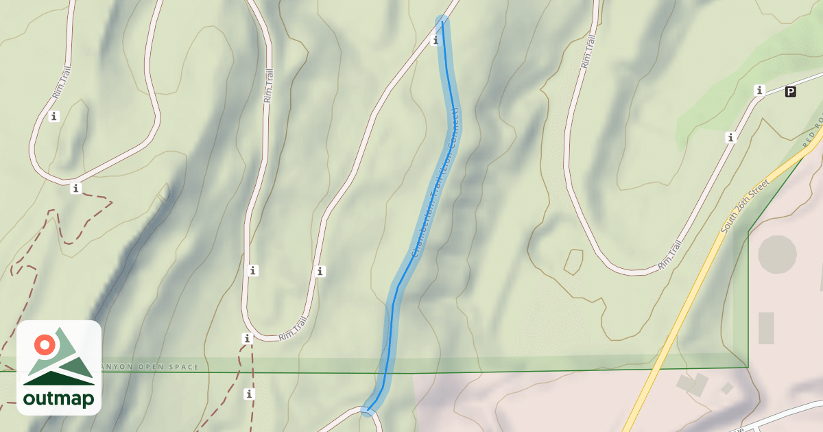 Map of Chamberlain Trail (Lion Connect)