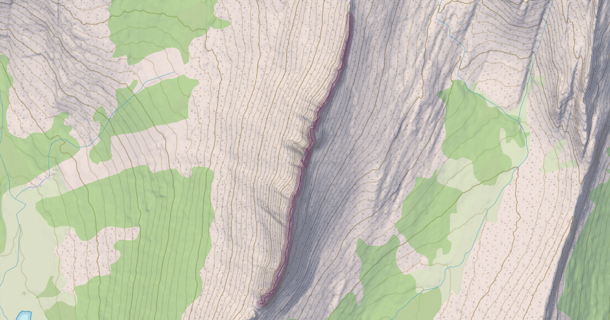Map preview of Matthes Crest Traverse