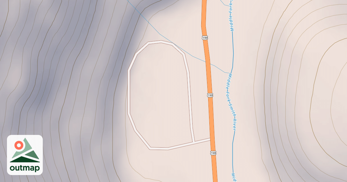 Map of CEDAR RUSTIC C.G.