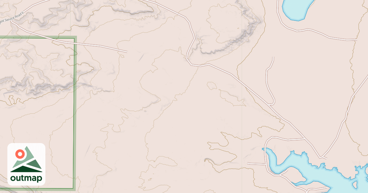Map of BLAINE RESERVOIR TWO