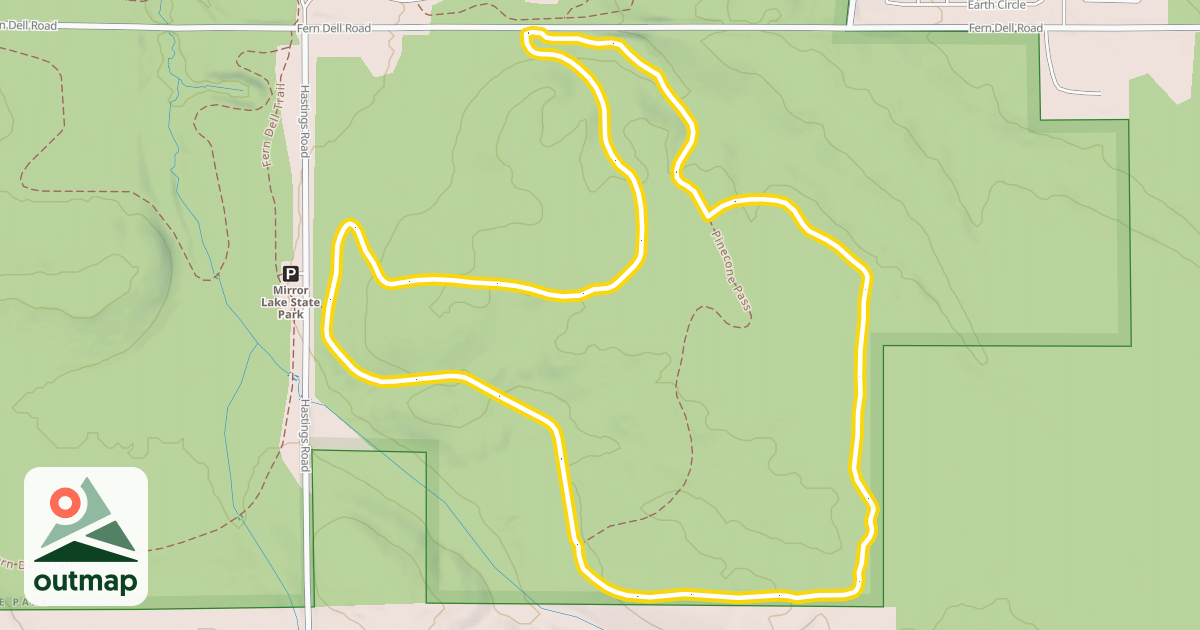 Map of Hastings Trail