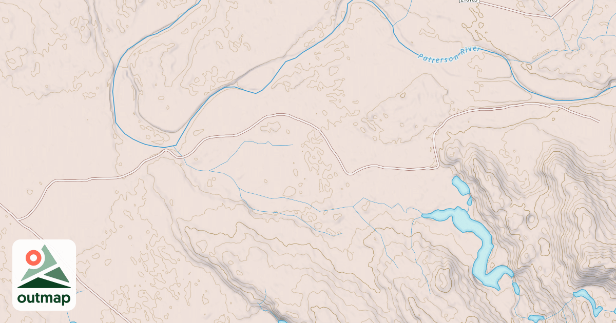 Map of PATTERSON RIVER