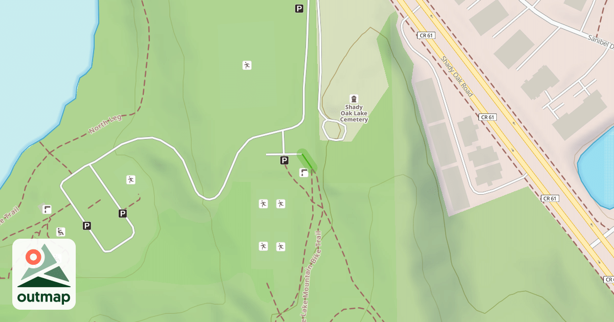 Map of Lone Lake Mountain Bike Trail