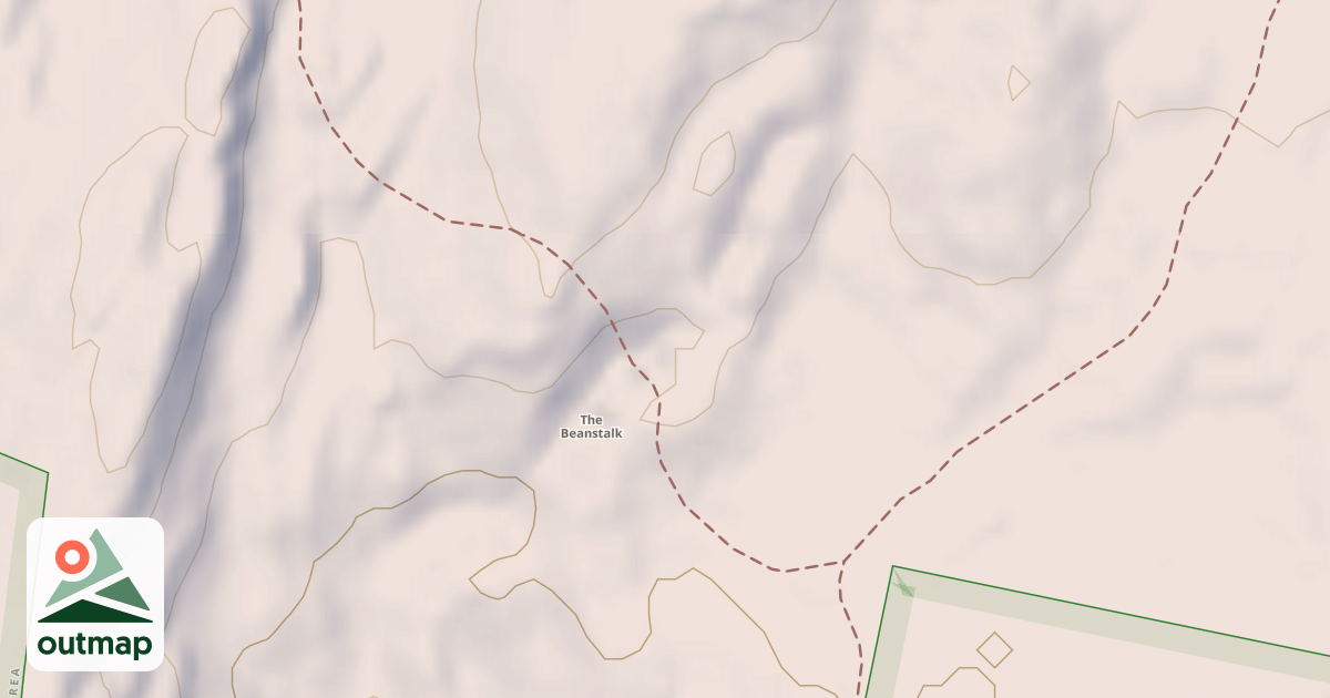 Map of Climbing Boulder