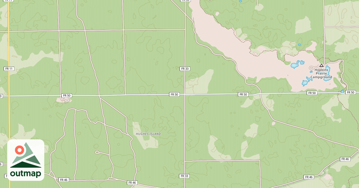 Map of HOPKINS PRAIRIE