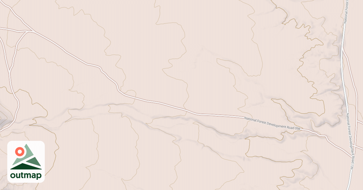 Map of CLOVER CREEK TRIALHEAD