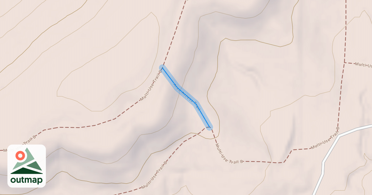 Map of Area Access Trail