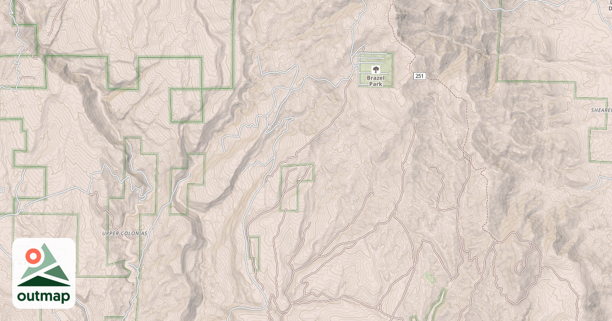 Map of RUIDOSO RIDGE