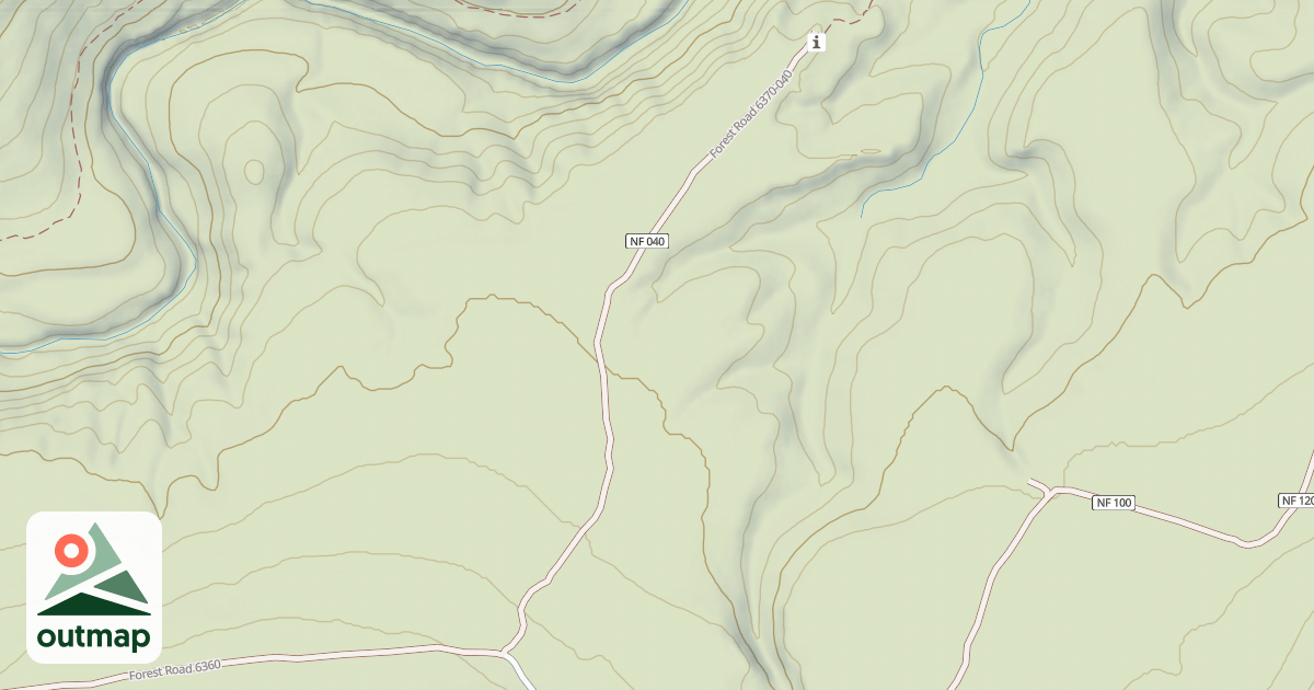 Map of ALLEN SPRINGS TRAILHEAD