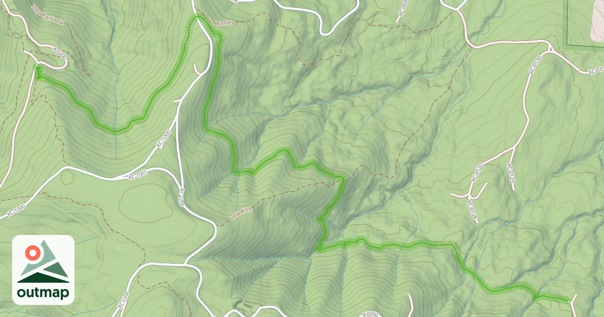 Map of Loki Trail