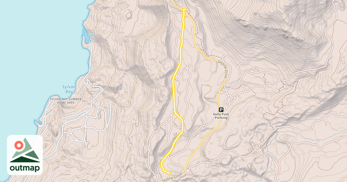Map of Old Road Trail